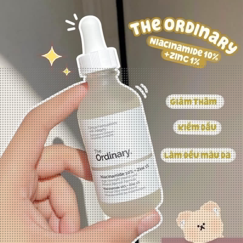 (FREE HOME DELIVERY) The Ordinary Niacinamide 10% + Zinc 1% – 30ml Serum For All Skin Types